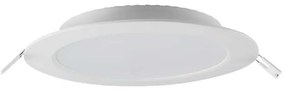 LED Лампа за окачен таван LED/6W/230V Ø 12 см 3000K бял