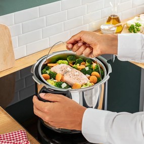 Тенджера под налягане от неръждаема стомана 6 l Clipso Minut Easy P4620768 – Tefal