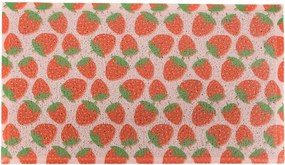 Изтривалка от PVC 40x70 cm Pink Strawberry – Artsy Doormats