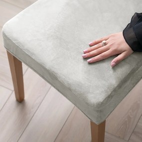 Светлосиви ластични покривала за стол в комплект от 4 бр. 48 cm Sento – Restilo