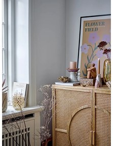 Жълта стъклена ваза (височина 25 cm) Klarasofie – Bloomingville