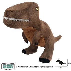 Плюшена играчка, Динозавър T-Rex 40см. Wild Planet