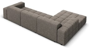 Тъмносив ъглов диван (ляв ъгъл) Chicago – Cosmopolitan Design