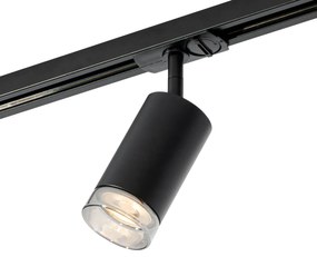 Модерен прожектор с димен пръстен за 1-фазна релсова система GU10 50mm - Iconic Jeana