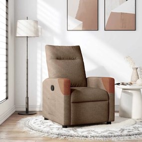 4104812 vidaXL Стол наклоняем, кафяв, текстил