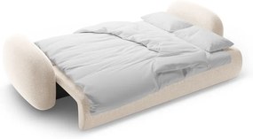 Кремав шенилов сгъваем/с място за съхранение диван 262 cm Tonale – Cosmopolitan Design