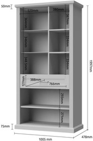 Витрина Tahoma 3D1S-Anthraki