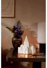 Бял керамичен свещник Urbania Lighthouse City - Kähler Design