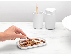 Комплект аксесоари за баня Brabantia ReNew 1003492, 3 части, 250 мл, Устойчиви на корозия, Бял
