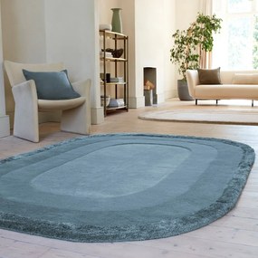 Син ръчно изработен килим със смес от вълна 160x230 cm Halo – Asiatic Carpets