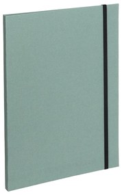 Зелен картонен органайзер Paulina Canvas Paper Laminate A5 – Bigso