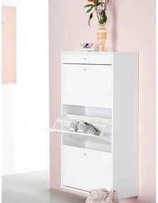 Бяла етажерка за обувки Mistral White - Hammel Furniture