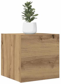 856414 vidaXL Стенни шкафове за телевизор Artisan Oak 30,5x30x30 cm