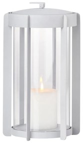 Светлосив LED фенер с USB (височина 25 cm) Firefly – Zone