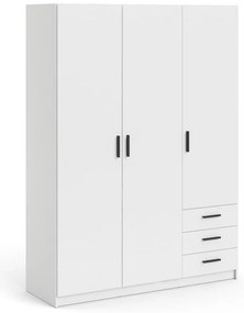 Бял гардероб 147x200 cm Sprint – Tvilum