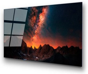 Картина върху стъкло 100x70 cm Night Sky - Wallity