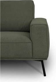 Тъмнозелен шенилов ъглов диван (ляв ъгъл/L форма) Amsterdam – Scandic