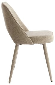 Светлосив трапезен стол Djeslin – Light &amp; Living