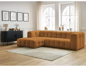 Ъглов диван в цвят жълта охра (ляв ъгъл) Cloud – Bobochic Paris