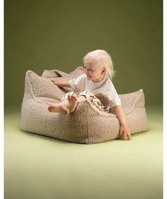 Светлокафяв детски пуф от букле Chair – Wigiwama