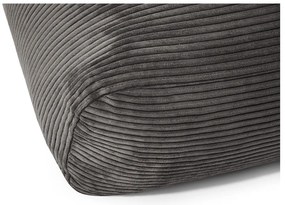 Детски пуф от рипсено кадифе в тухлен цвят Snug 80 – SLOWDOWN