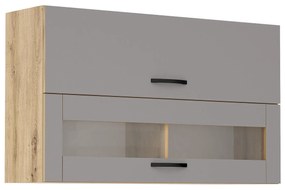 Горен кухненски шкаф Лорен 120/Сив мат G43