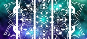 картини от 5 части – Модерна мандала с ориенталски мотив