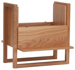 Шкаф за вино от дъбова дървесина в естествен цвят 59x60 cm NewEst - Woodman