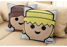 Детска възглавница със смес от лен – Playmobil