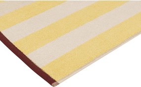 Жълт текстилен килим за баня 50x80 cm Gobo – noo.ma