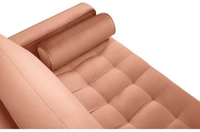 Розов кадифен диван , 174 cm Santo - Milo Casa