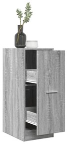 855156 vidaXL Шкаф органайзер, сив сонома, 30x41x77,5 см, инженерно дърво