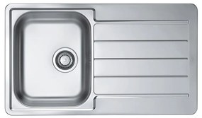 ALVEUS 1065560 - Мивка LINE 86x50 см, матова стомана/satin