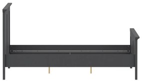 Сиво двойно легло 160x200 cm Paris – Tvilum