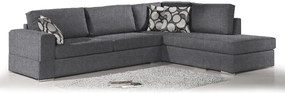 Ъгъл диван Must-Left-295φ 230β cm.-Gray
