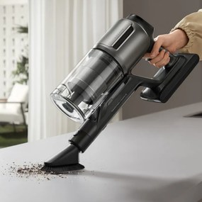 Безкабелна прахосмукачка Dreame Z30 AquaCycle VZV77B, 855W, 310AW, 150000 об/мин, 3 степени, 0.32/0.4/0.6 л, 90 мин, HEPA H14, LED, Безчетков мотор, Черен