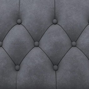 Тъмносив кадифен разтегателен диван 236 cm Felix – Støraa