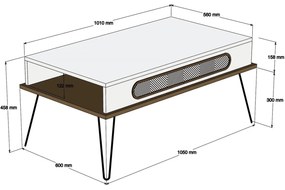 Холна маса HM9500.02 цвят орех