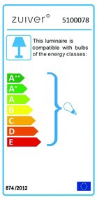 Зелена подова лампа Lesley - Zuiver