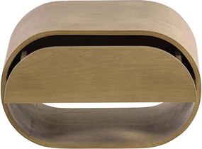На няколко нива стенен рафт в естествен цвят 39 cm Momo – WOOOD