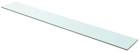 3051588 vidaXL Рафтове, 2 бр, панели прозрачно стъкло, 110x15 см