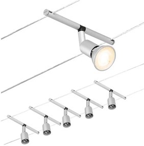 Paulmann 94442 - Комплект 5xGU5,3/10W точкови лампи SALT 230V мат хром