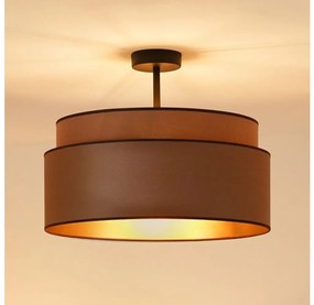 Brilagi - Плафон OREGON VEGE 1xE27/15W/230V, Ø 45 см, кафяв