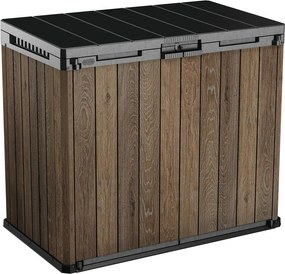 Тъмнокафява пластмасова градинска кутия за съхранение Deco – Keter