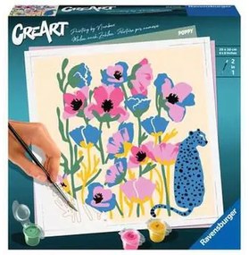 Комплект Рисуване по Числа Ravensburger Flowers