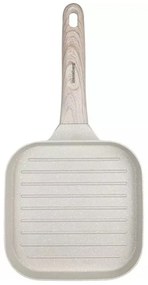 Грил тиган Klausberg KB 7812, 18.5см, Мраморно покритие, Хладна на допир дръжка, Индукция, Бежов