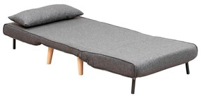 Тъмносив фотьойл Folde - Artie