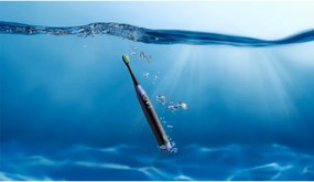 Електрическа четка за зъби Oclean X Lite Set, 72000 об/мин, 5 режима, Smart, Тъчскрийн, До 40 дни автономия, Отчитане на почистените зони, +Калъф, Тъмносин