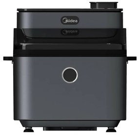 Фритюрник с горещ въздух Midea MF-CY75A2, 1700W, 7.3L, LED дисплей, Изсушаване, Технология JuicyCrispy, Сив