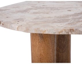 Масичка за кафе с мраморен плот 50x75 cm Organic - Leitmotiv